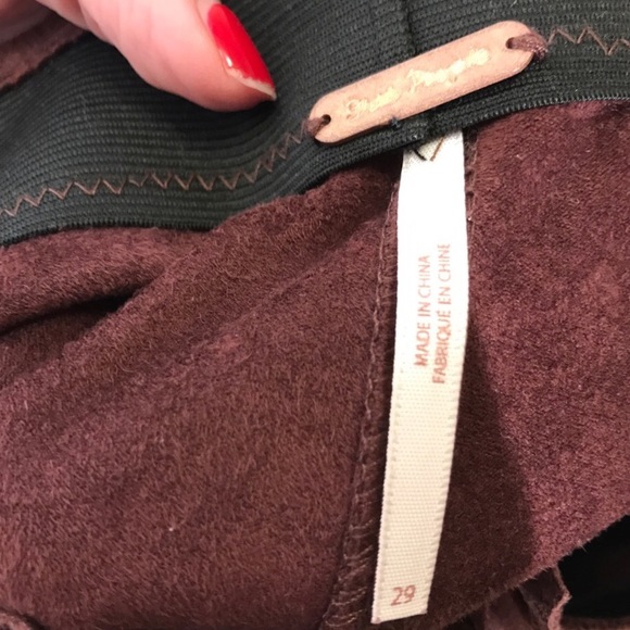 Free People Leather Vegan Leggings - Picture 5 of 6